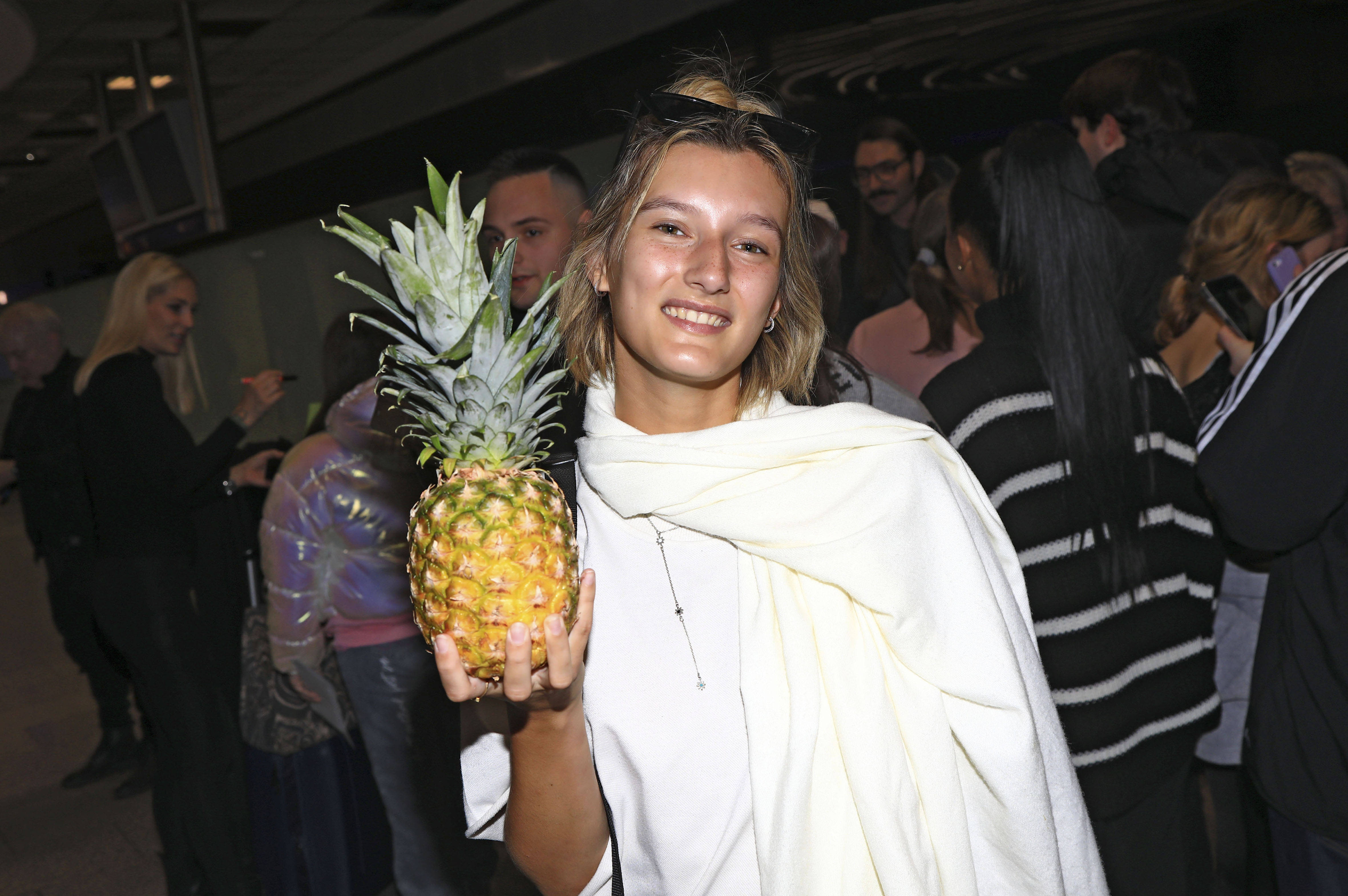 Anya Elsner bei einem Fototermin